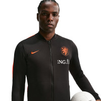 Nike Netherlands Strike Full-Zip Tracksuit 2026-2028 Black Orange