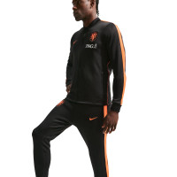 Nike Netherlands Strike Full-Zip Tracksuit 2026-2028 Black Orange