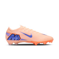Nike Zoom Mercurial Vapor 16 LV8 Elite Gras Voetbalschoenen (FG) Zalmroze Donkerblauw Paars