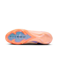 Nike Zoom Mercurial Vapor 16 LV8 Elite Gras Voetbalschoenen (FG) Zalmroze Donkerblauw Paars