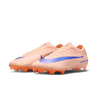 Nike Zoom Mercurial Vapor 16 LV8 Elite Gras Voetbalschoenen (FG) Zalmroze Donkerblauw Paars