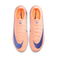 Nike Zoom Mercurial Vapor 16 LV8 Elite Gras Voetbalschoenen (FG) Zalmroze Donkerblauw Paars