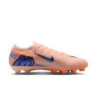 Nike Zoom Mercurial Vapor 16 LV8 Elite Artificial Grass Football Boots (AG) Salmon Pink Dark Blue Purple