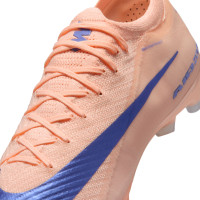 Nike Zoom Mercurial Vapor 16 LV8 Elite Artificial Grass Football Boots (AG) Salmon Pink Dark Blue Purple