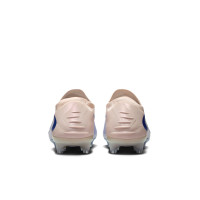 Nike Phantom 6 Low LV8 Elite Kunstgras Voetbalschoenen (AG) Gebroken Wit Lichtblauw Blauw