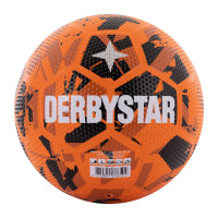 Derbystar Streetball Straatvoetbal Maat 5 Oranje Zwart Wit