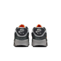 Nike Air Max 90 Premium Sneakers Grey Black Smoke Grey Orange
