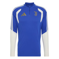 adidas Juventus Trainingstrui 1/4-Zip 2026-2027 Blauw Wit Goud