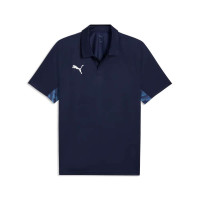 PUMA teamLIGA26 Sideline Polo Donkerblauw