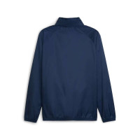 PUMA TeamGoal All Weather Jacket Dark Blue White