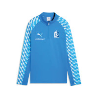 RKDVC Trainingstrui 1/4 Zip Junior Blauw