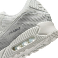Nike Air Max 90 Premium Sneakers Silver Grey White Beige Grey