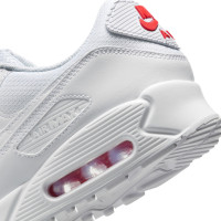 Nike Air Max 90 Sneakers White White Bright Red