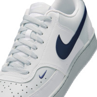 Nike Court Vision Low Sneakers White Dark Blue Platinum
