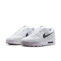 Nike Air Max 90 Sneakers Wit Wit Donkergrijs