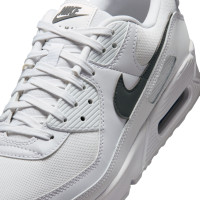 Nike Air Max 90 Sneakers Wit Wit Donkergrijs