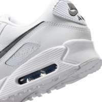Nike Air Max 90 Sneakers Wit Wit Donkergrijs
