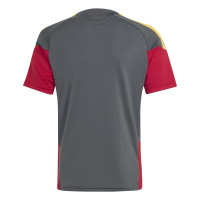 adidas AS Roma Training Set 2026-2027 Kids Dark Grey Red Orange