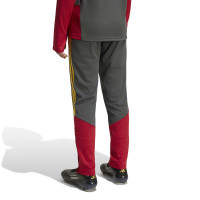 adidas AS Roma Trainingspak 1/4-Zip 2026-2027 Kids Donkergrijs Rood Oranje