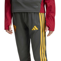 adidas AS Roma Trainingspak 1/4-Zip 2026-2027 Kids Donkergrijs Rood Oranje