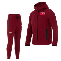 Nike Turkey Tech Fleece Tracksuit 2026-2028 Red Black