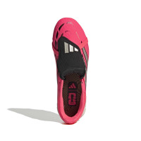 adidas Predator Elite FT Gras Football Boots (FG) Kids Hot Pink Silver Grey Black Gold