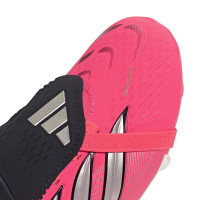 adidas Predator Elite FT Gras Football Boots (FG) Kids Hot Pink Silver Grey Black Gold