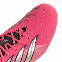 adidas Predator Elite Gras Football Boots (FG) Hot Pink Silver Grey Black Gold