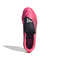 adidas Predator League FT Gras Football Boots (FG) Kids Hot Pink Silver Grey Black Gold