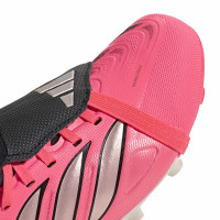 adidas Predator League FT Gras Football Boots (FG) Kids Hot Pink Silver Grey Black Gold