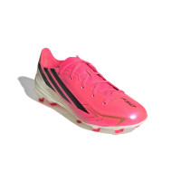 adidas F50 Hyperfast League Gras Football Boots (FG) Kids Hot Pink Black Gold White