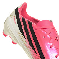 adidas F50 Hyperfast League Gras Football Boots (FG) Kids Hot Pink Black Gold White