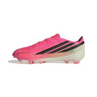 adidas F50 Hyperfast Elite Gras Football Boots (FG) Kids Hot Pink Black Gold White