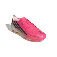 adidas F50 Hyperfast Elite Gras Football Boots (FG) Kids Hot Pink Black Gold White