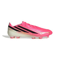adidas F50 Hyperfast Pro Gras Football Boots (FG) Hot Pink Black Gold White