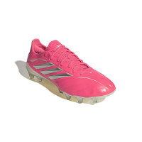 adidas Copa Pure IV Elite Gras Football Boots (FG) Hot Pink Silver White
