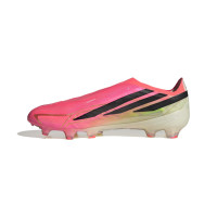 adidas F50 Hyperfast Elite Laceless Grass Football Boots (FG) Hot Pink Black Gold White