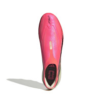 adidas F50 Hyperfast Elite Laceless Grass Football Boots (FG) Hot Pink Black Gold White