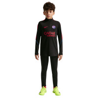 Nike Paris Saint-Germain Strike Trainingstrui 1/4-Zip 2026-2027 Kids Zwart Felrood Donkerblauw