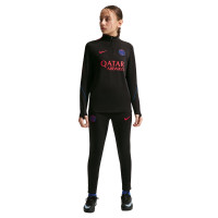 Nike Paris Saint-Germain Strike Trainingstrui 1/4-Zip 2026-2027 Kids Zwart Felrood Donkerblauw
