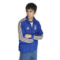 adidas Italy Anthem Training Jacket 2026-2028 Blue Gold
