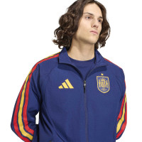 adidas Spain Anthem Training Jacket 2026-2028 Dark Blue Yellow Red