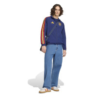 adidas Spain Anthem Training Jacket 2026-2028 Dark Blue Yellow Red