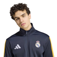 adidas Real Madrid DNA Trainingspak 2026-2027 Donkerblauw Oranje Wit