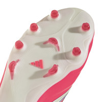 adidas Copa Pure IV Pro Gras Football Boots (FG) Hot Pink Silver White