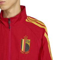 adidas België Anthem Trainingsjack 2026-2028 Rood Geel Zwart