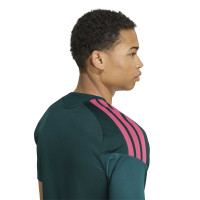 adidas Real Madrid Trainingsshirt 2026-2027 Donkergroen Roze Wit