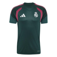 adidas Real Madrid Trainingsshirt 2026-2027 Donkergroen Roze Wit