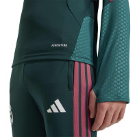 adidas Real Madrid Training sweater 1/4-Zip 2026-2027 Kids Dark Green Pink White