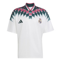 adidas Real Madrid Stadium T-Shirt 2026-2027 Wit Donkergroen Paars